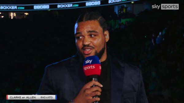 Frazer Clarke laughs off low-blow scare in stoppage win over David Allen: "He deserves an Oscar!" Frazer Clarke laughs off low-blow scare in stoppage win over David Allen: "He deserves an Oscar!"