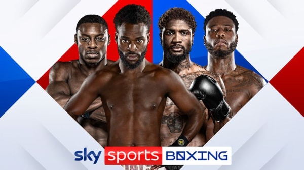 Louis Greene defends against Sam Gilley on Joshua Buatsi vs Dan Azeez Sky Sports October 21 show