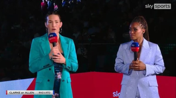 Natasha Jonas and Mikaela Mayer verbally agree to fight after American's victory in Manchester